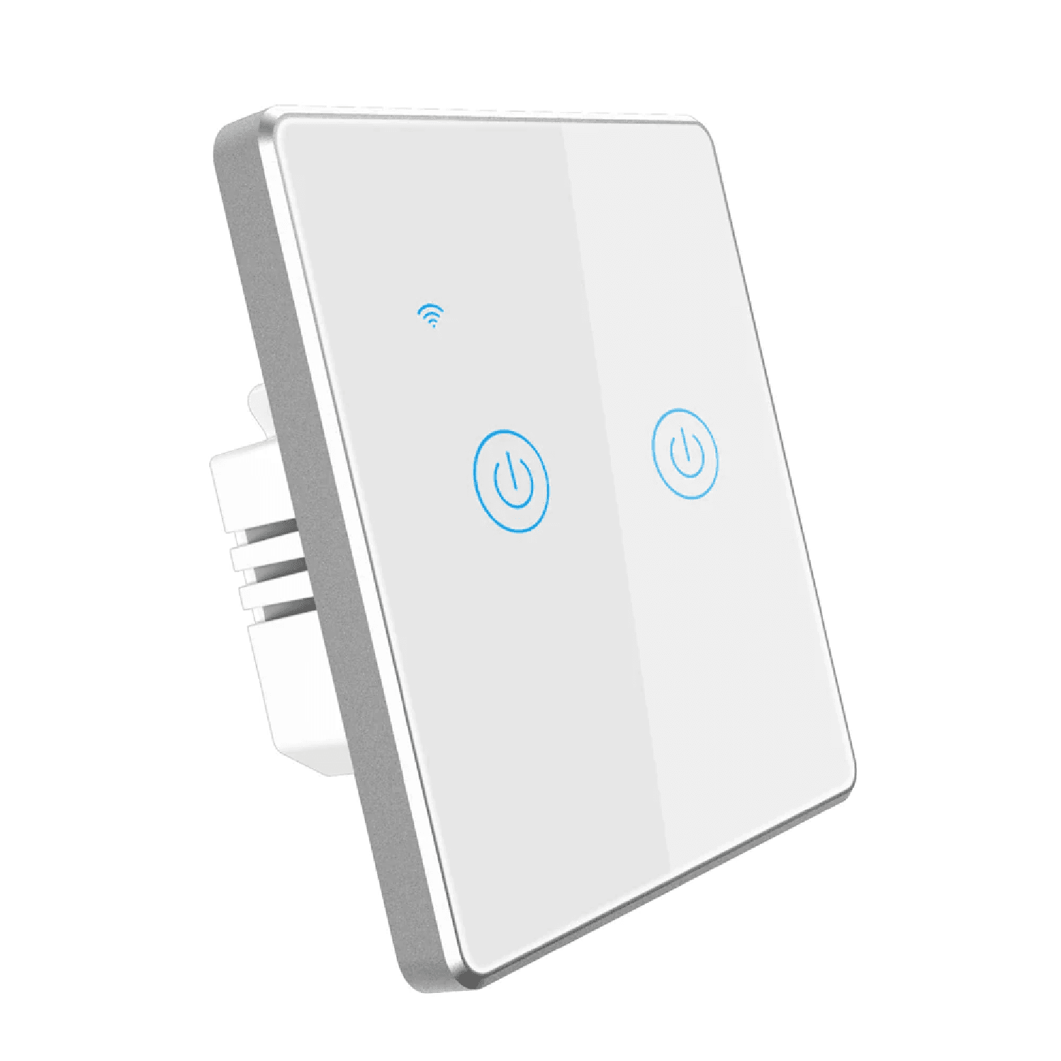 NO-NEUTRAL EU Smart Touch Switch 2 Gang - White