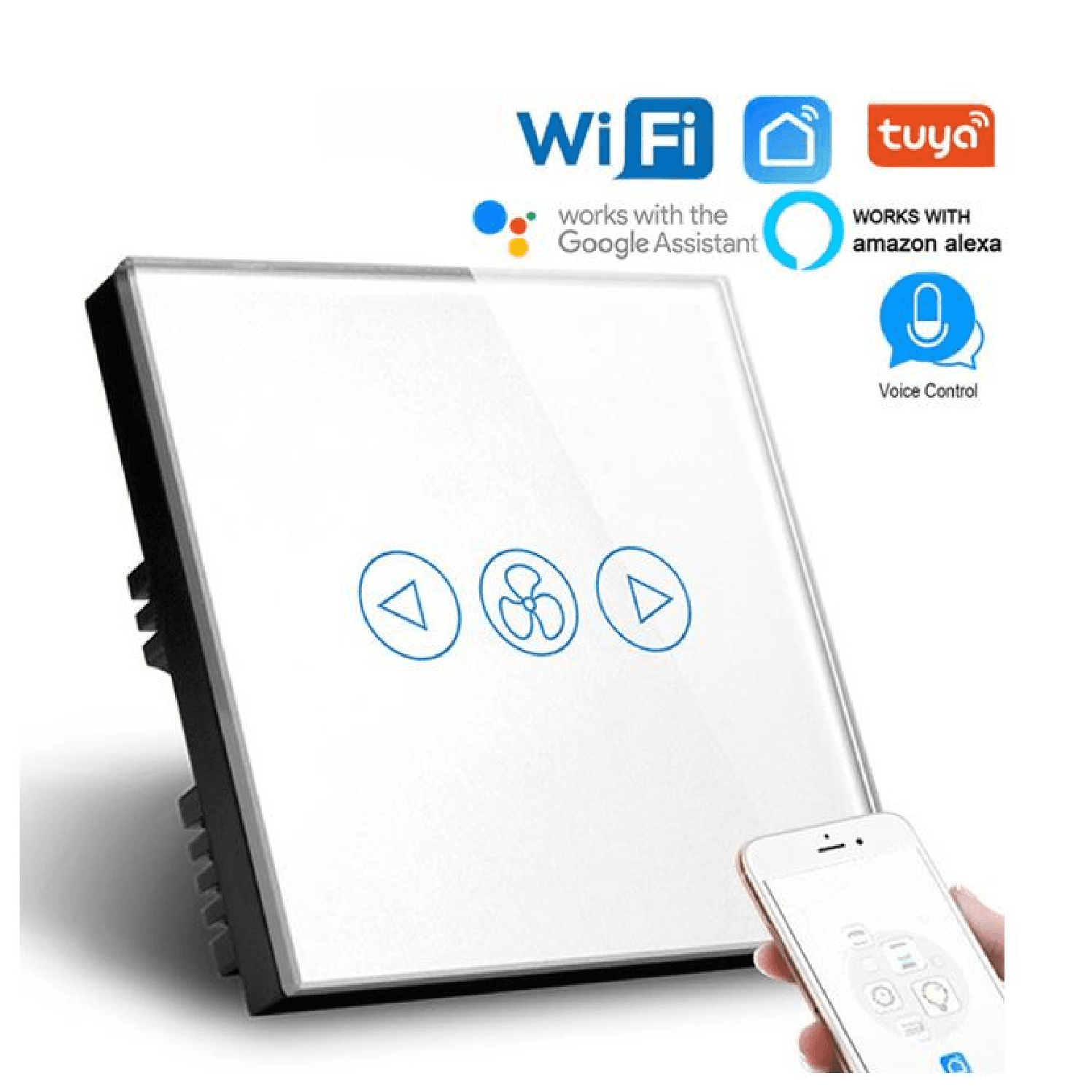 NEUTRAL EU Smart Fan Switch - White