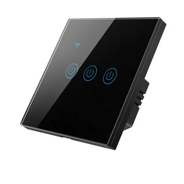 NEUTRAL EU Smart Touch Switch 3 Gang - Black