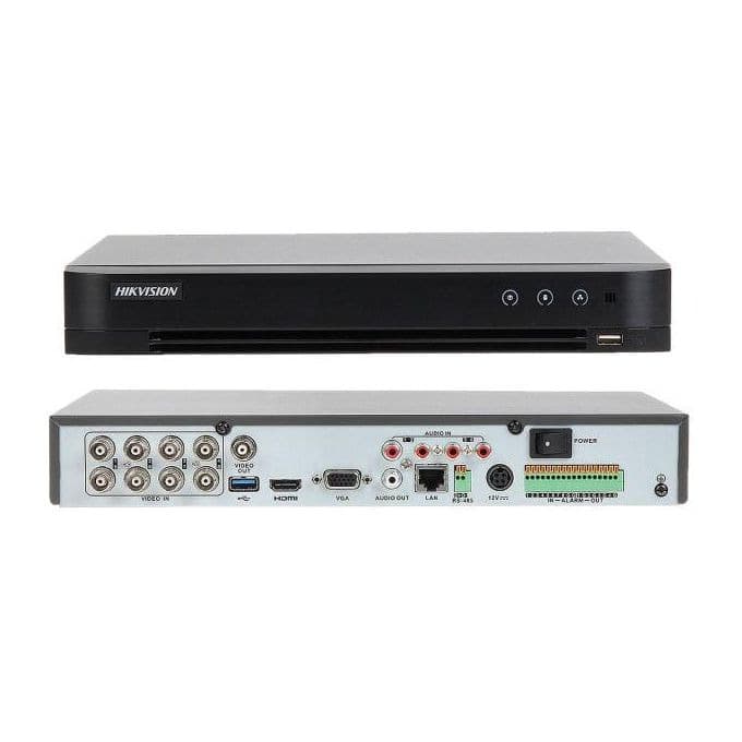 HIKVISION 8CH DVR 1080p 1U H.265 AcuSense IDS-7208HQHI-M1/S