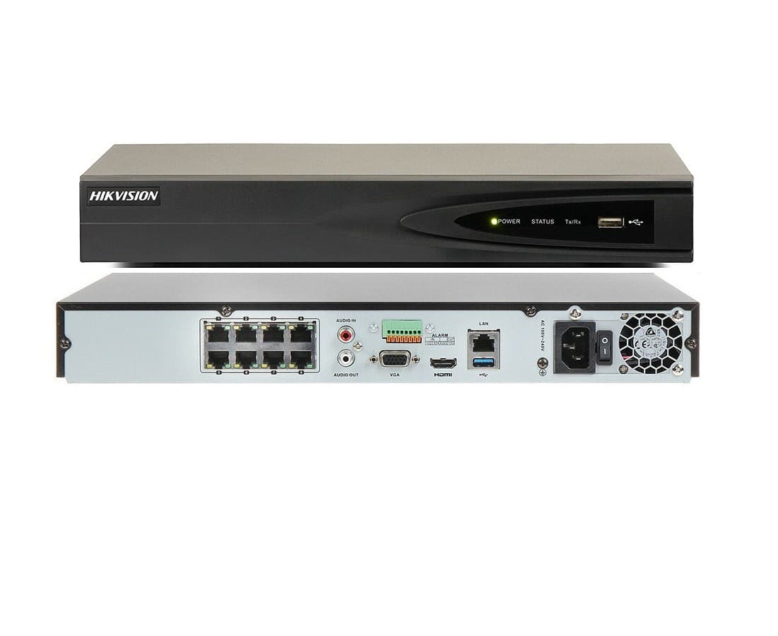 CCTV HIKVISION 8CH POE NVR - DS-7608NXI-K1/8P