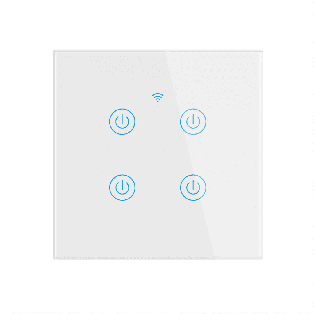 NO-NEUTRAL EU Smart Touch Switch 4 Gang